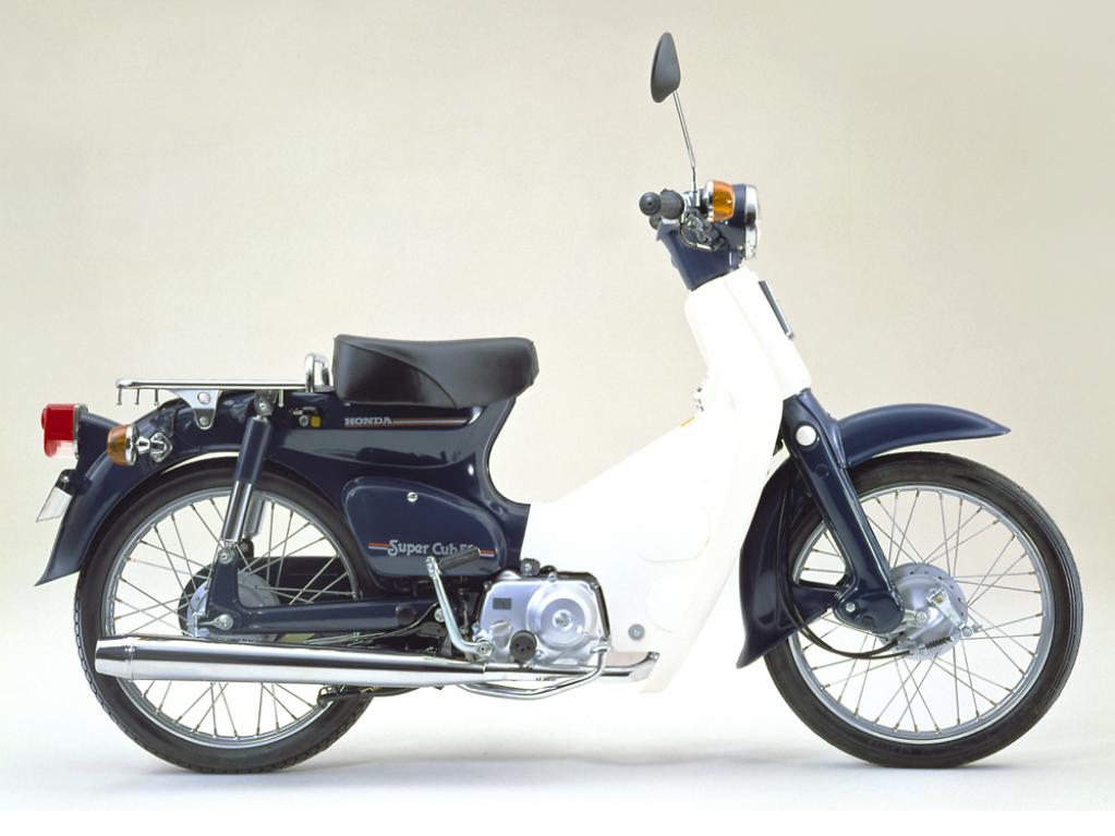 昭和57年頃のスーパーカブ 4速 6V C50 原付 - 滋賀県のバイク