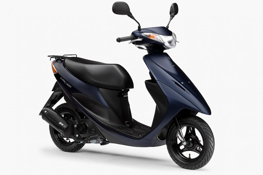 濃ゆ〜い青が新登場！ スズキ50cc スクーター「アドレスV50」のカラーリングを変更して発売｜Motor-Fan Bikes[モータファンバイクス]