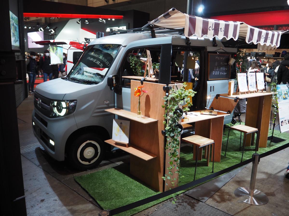 ホンダ N Vanをフル活用して夢を叶えるためのアイディア によるカスタマイズカーを展示 東京オートサロン19 東京オートサロン 大阪オートメッセ 19特集ページ Motor Fan モーターファン