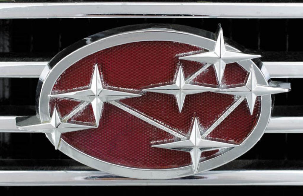 SUBARU スバル 富士重工 6連星 emblem 旧車レトロカー エンブレム中古品です