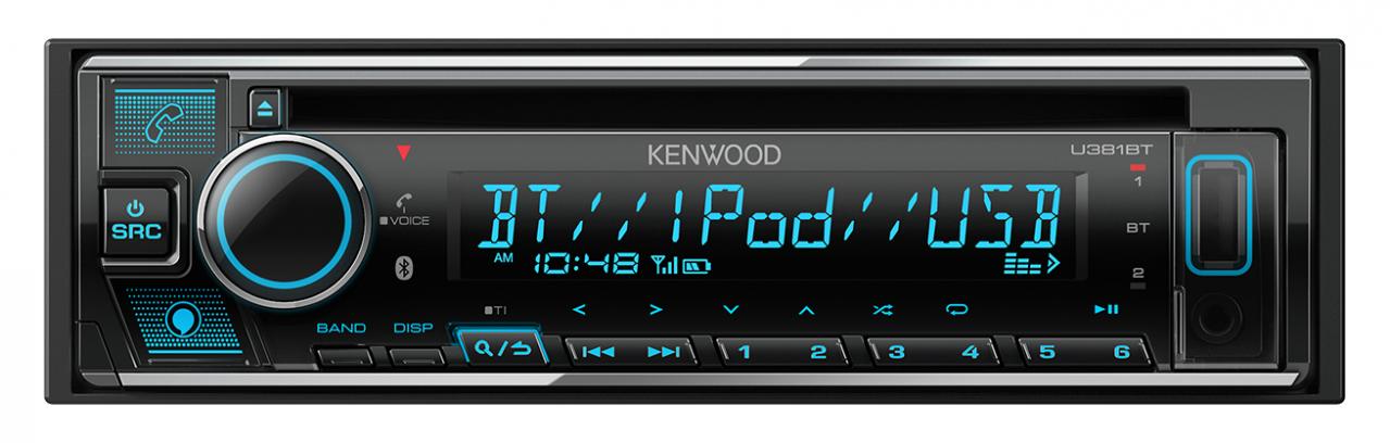 11830円 正規品送料無料 ケンウッド U341BT カーオーディオ Bluetooth Alexa 対応1DINオーディオデッキ