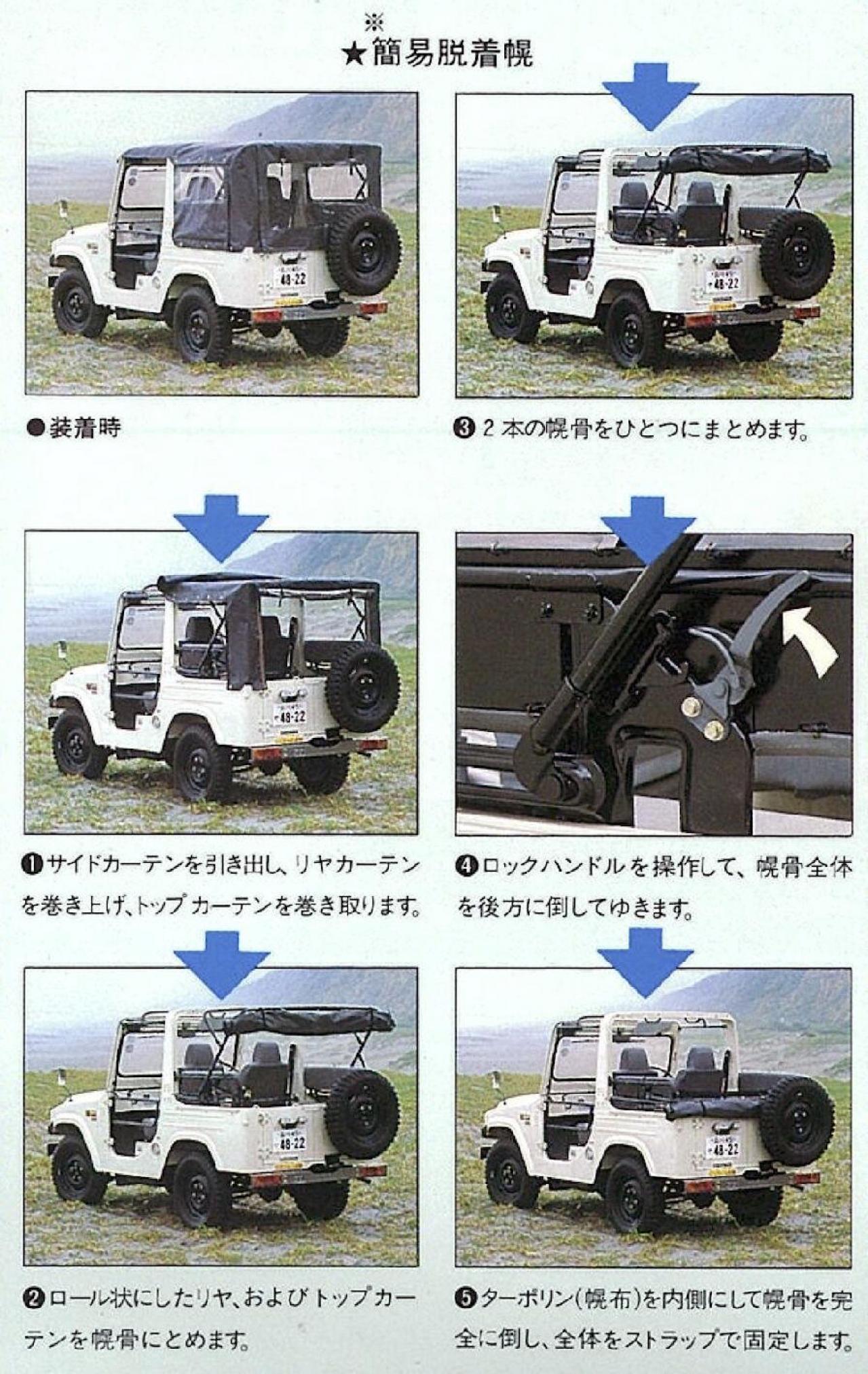 三菱ジープ 幌 - 自動車パーツ