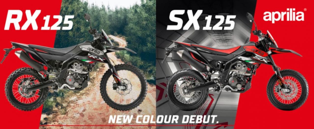 アプリリアの125ccオフロード モタードバイク Rx 125 Sx 125に新グラフィックを追加 Motor Fan Bikes モータファンバイクス