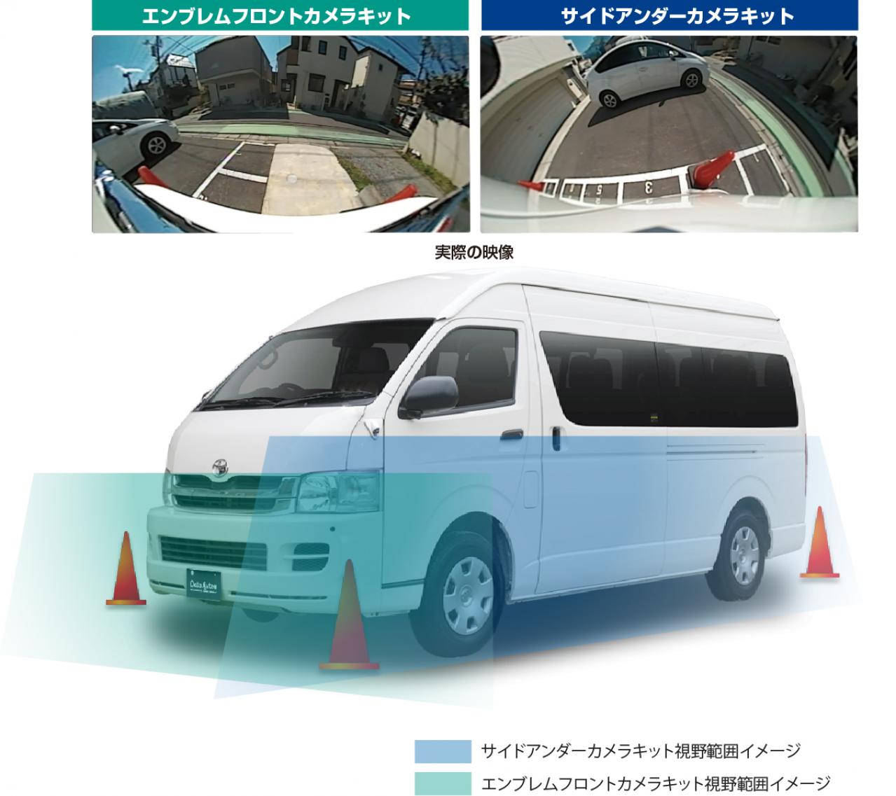 死角をカバーして安全性を向上 データシステム 200系ハイエース専用サイドアンダーカメラキット 【CAR  MONO図鑑】｜Motor-Fan[モーターファン]