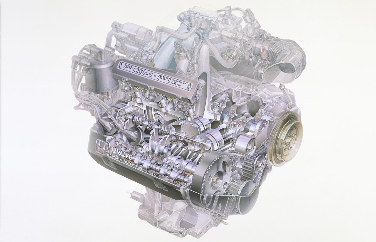内燃機関超基礎講座   ホンダの軽自動車用エンジン、年前のライン