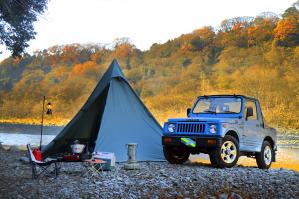 スズキ・ジムニーでキャンプ 冬籠り」用に気になっていたテント（テン