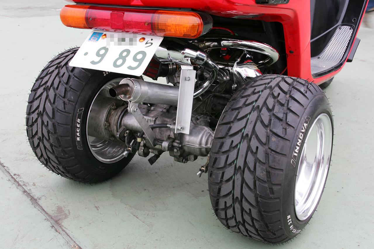ジャイロ系2スト ワイドタイヤ スペーサー セット 美品 - バイク
