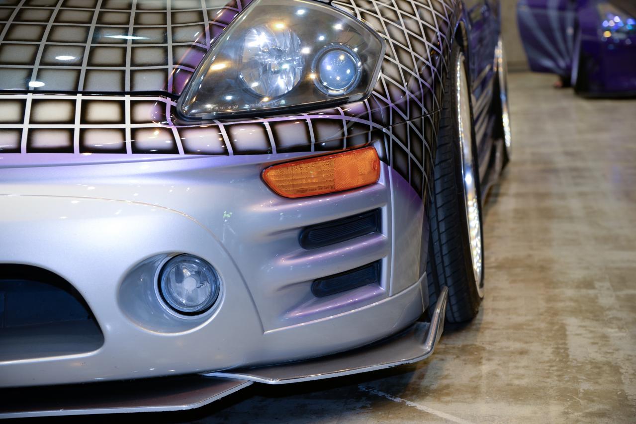 三菱エクリプススパイダーが大変身 精細なグラフィックは驚愕の塗装仕上げ 12th U M F In Kofu Auto Salon オープンカー Motor Fan モーターファン